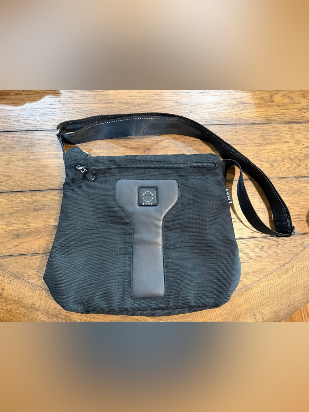 Tumi T-Tech Black Nylon Messenger Bag